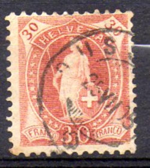 Suiza Año 1901/03 Nº Zumstein 68E (o)